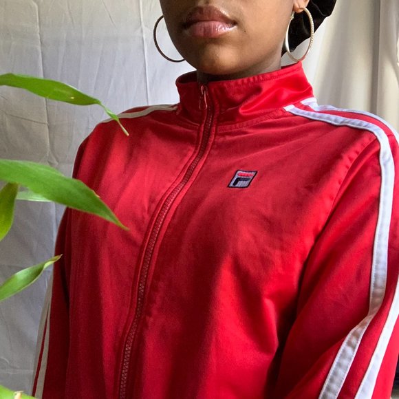 Red Fila Track Jacket - Picture 3 of 4